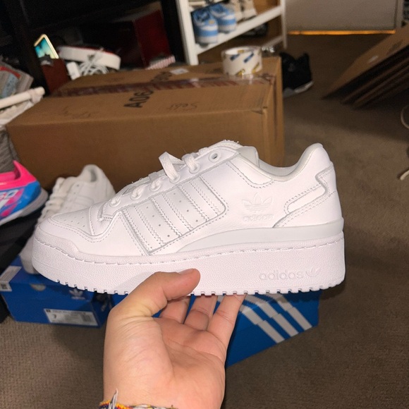 Adidas Forum Bold Stripes W White Sneakers - Picture 5 of 7